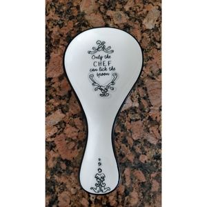 Katie & Mandy ceramic spoon rest